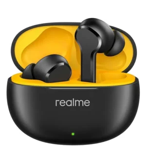 realme Buds T110 (RMA2306) with AI ENC for calls, 38 hours of Playback and Deep Bass Bluetooth (Punk Black, True Wireless)